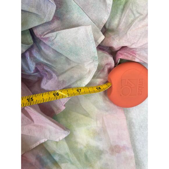 NWT Stellah Tie Dye pastel party Ruffled Top, Medium - Picture 2 of 5